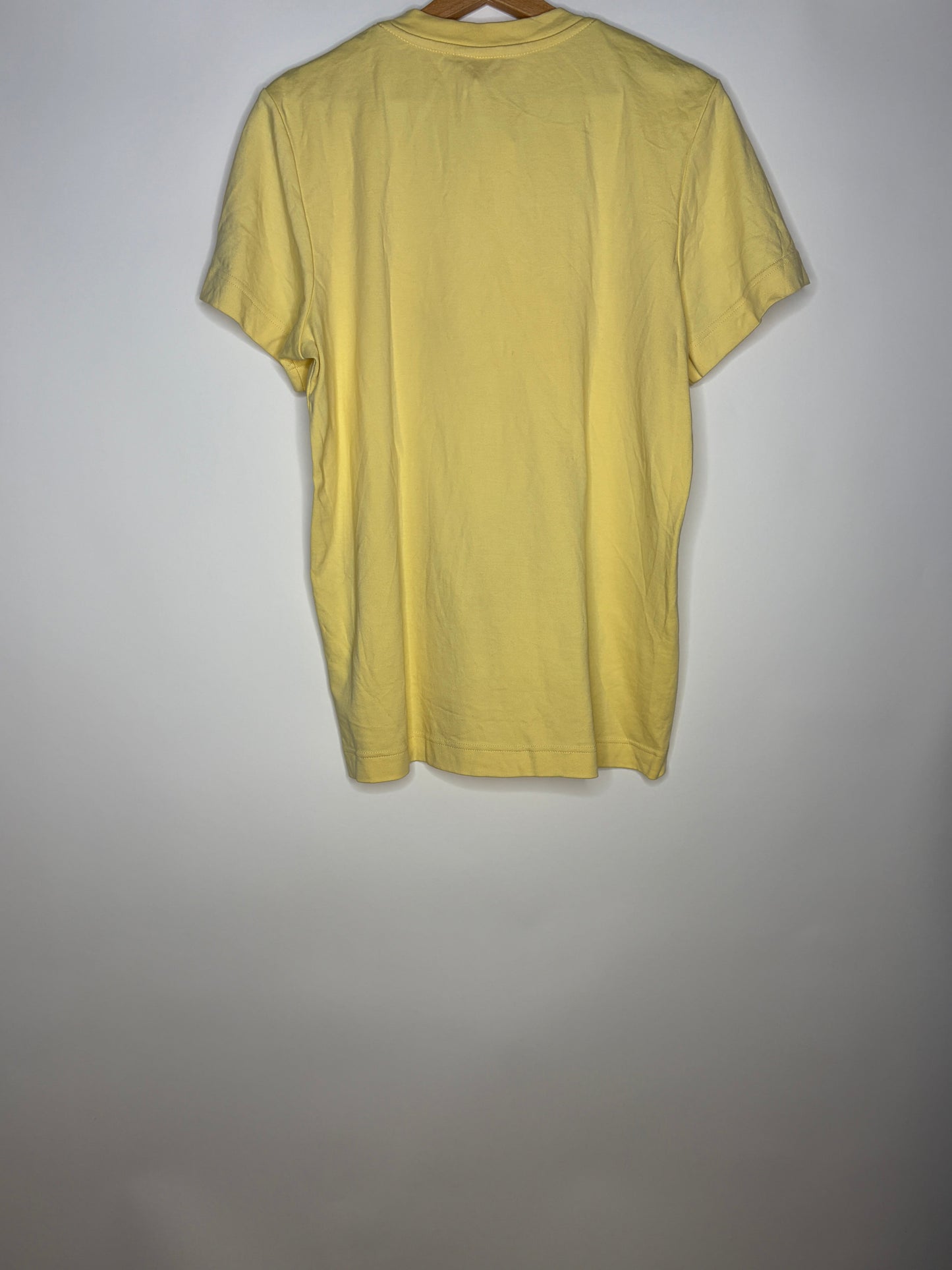 T-shirt homme 100% Coton Bio Jaune Clair
