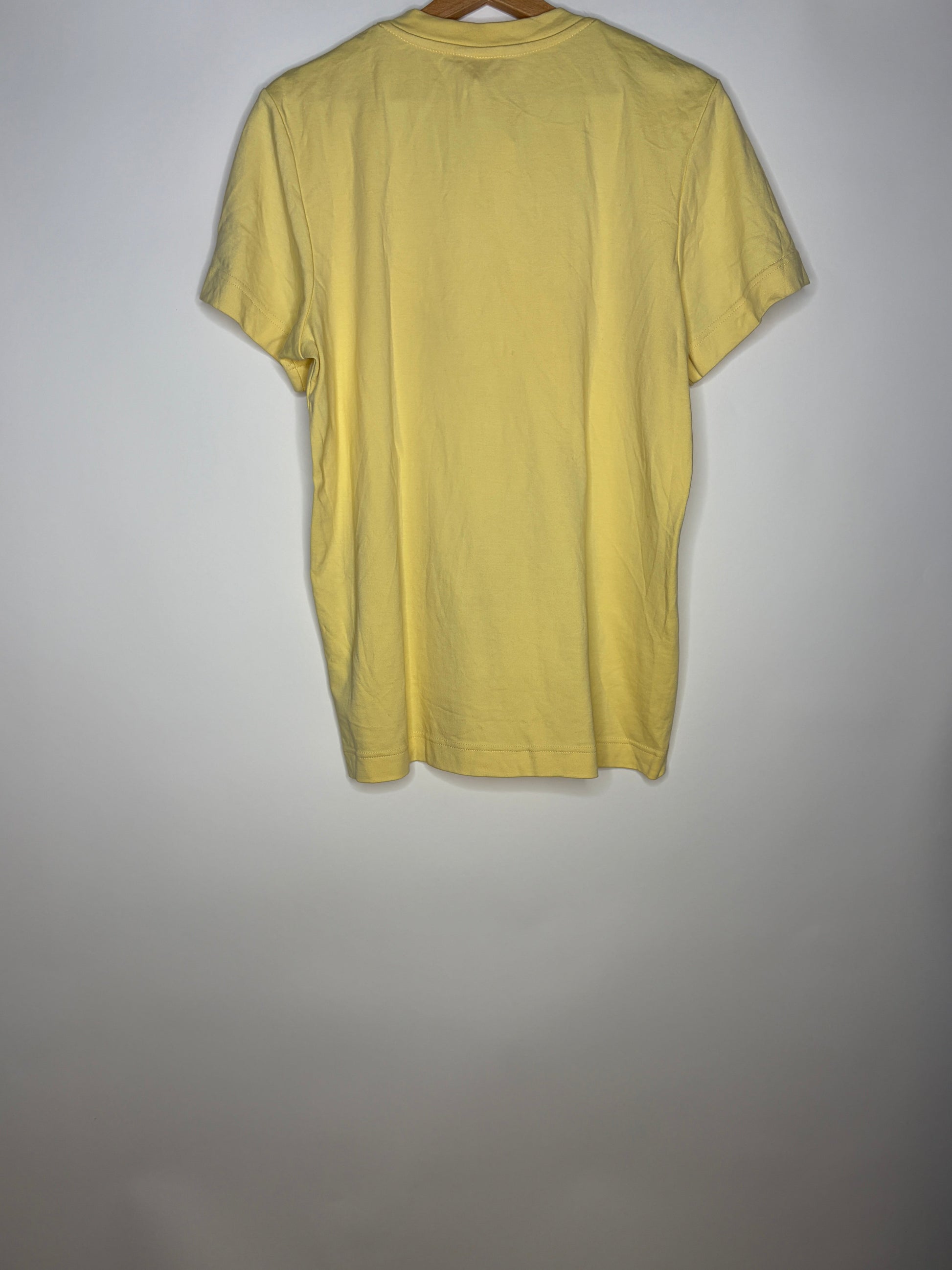 T-shirt homme 100% Coton Bio Jaune Clair