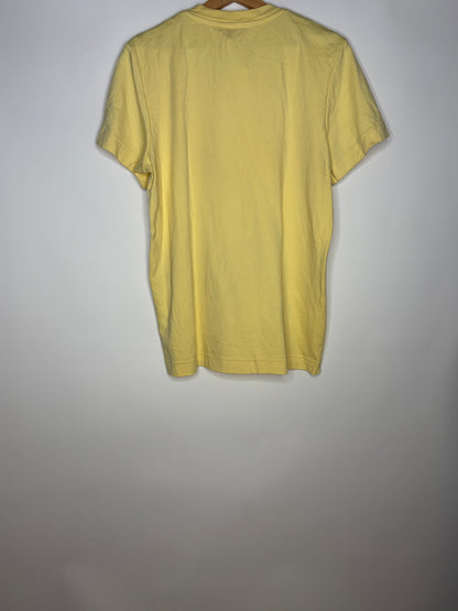T-shirt homme 100% Coton Bio Jaune Clair