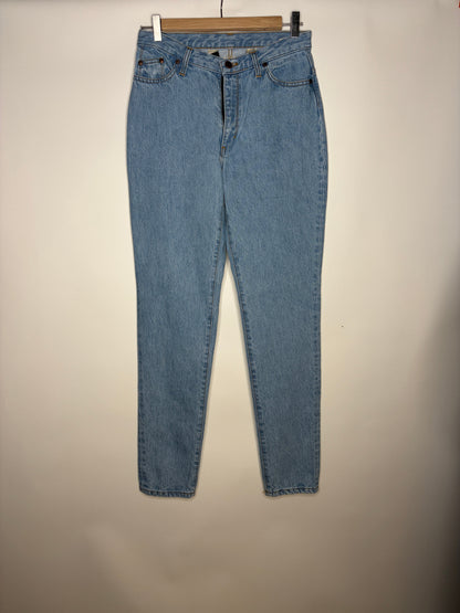 Jean droit taille haute beige - Apolline