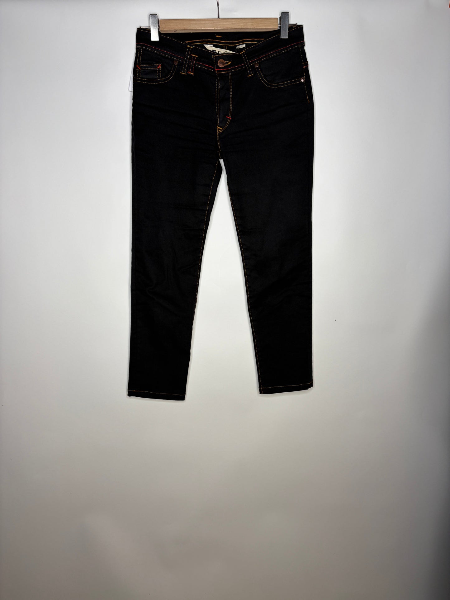 Jean slim taille standard Noir - Mathilde