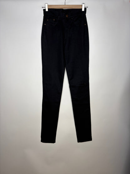 Jean slim taille haute Brut Soie - Marianne