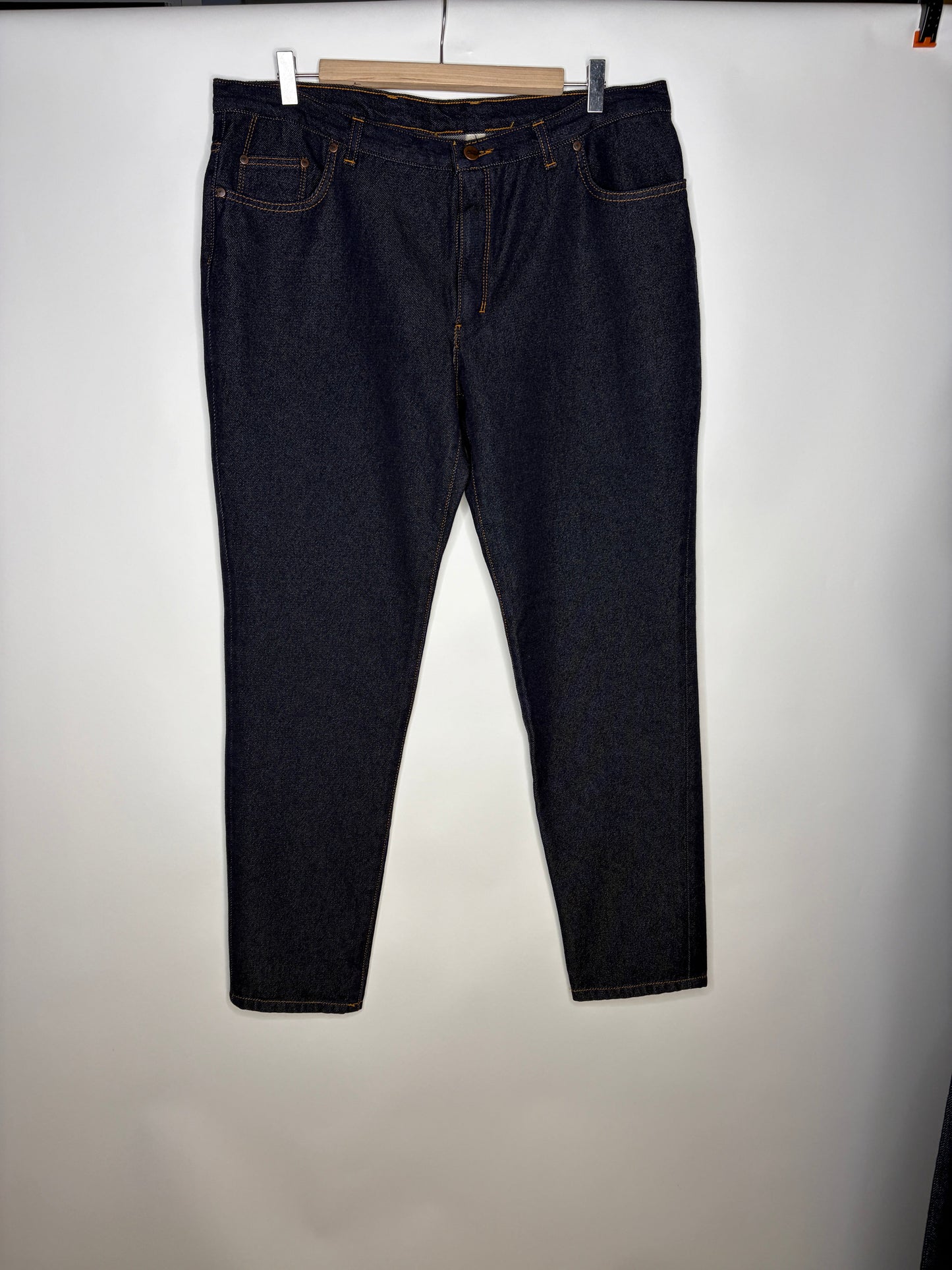 Jean droit taille haute laine – SAINT JAMES x Atelier TUFFERY – Apolline