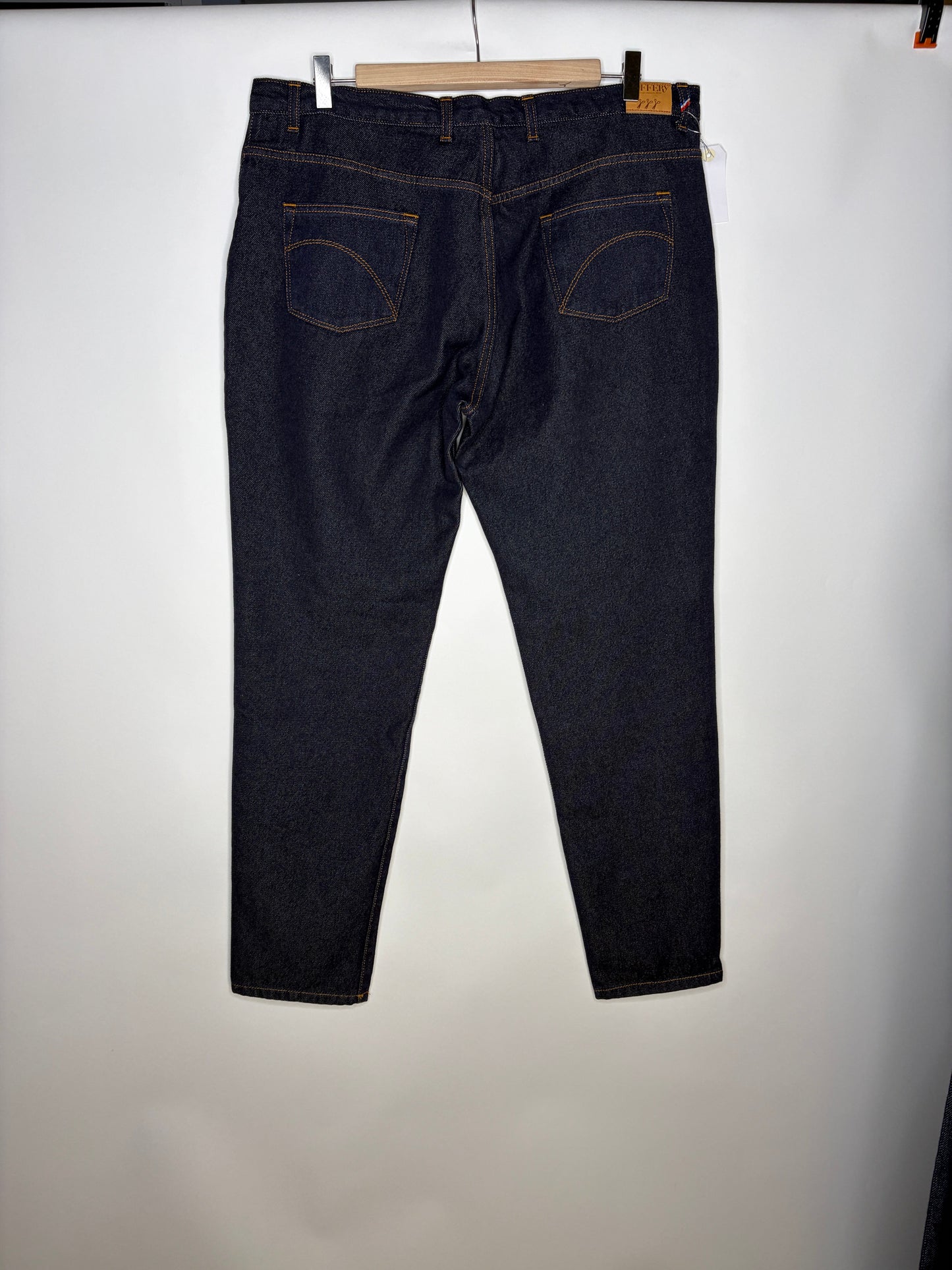 Jean droit taille haute laine – SAINT JAMES x Atelier TUFFERY – Apolline