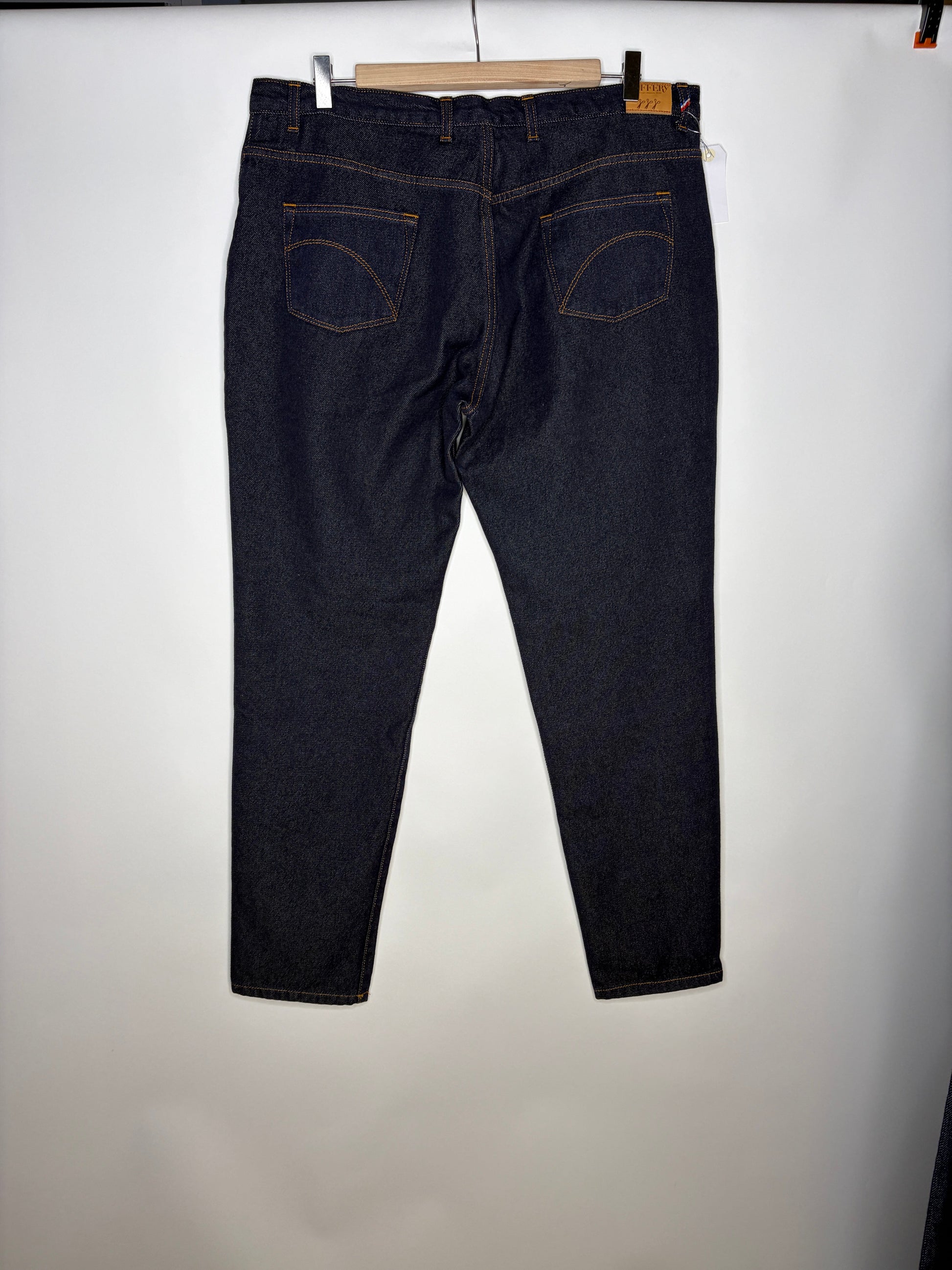 Jean droit taille haute laine – SAINT JAMES x Atelier TUFFERY – Apolline