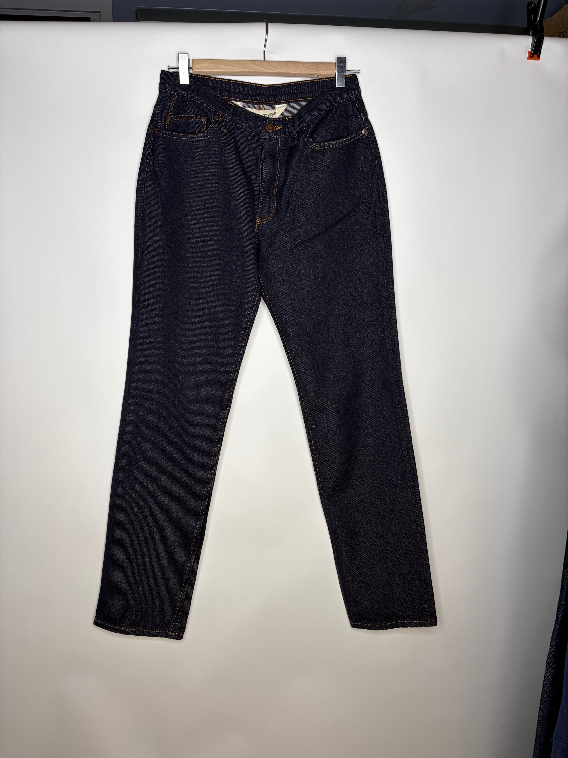 Jean droit taille haute laine – SAINT JAMES x Atelier TUFFERY – Apolline