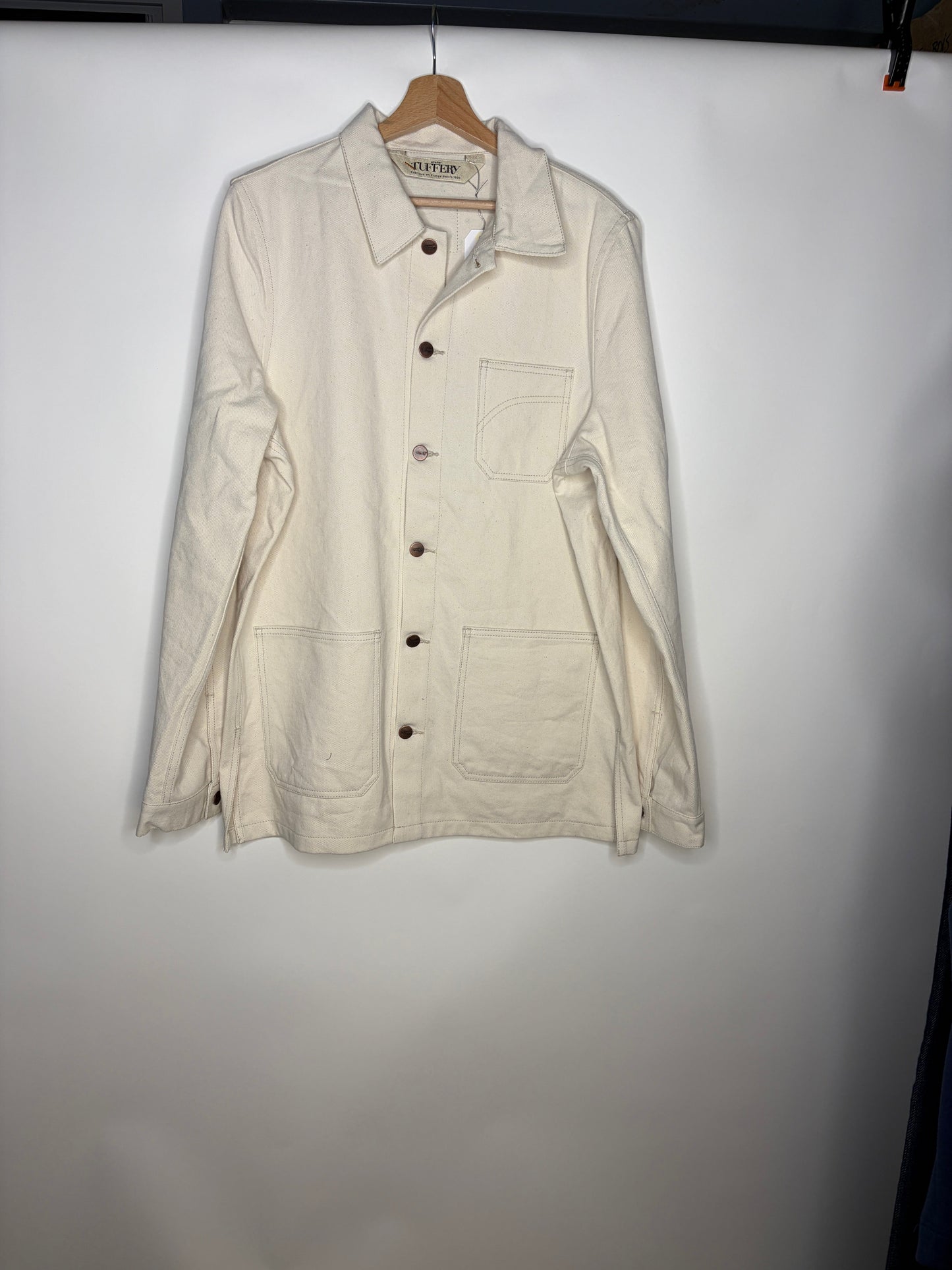 Veste unisexe en jean Écru - Méjean