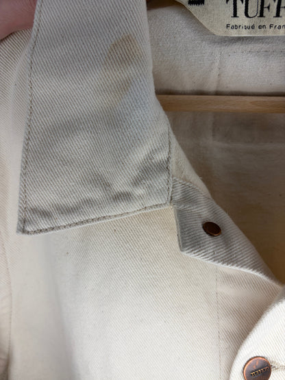 Veste unisexe en jean Écru - Méjean