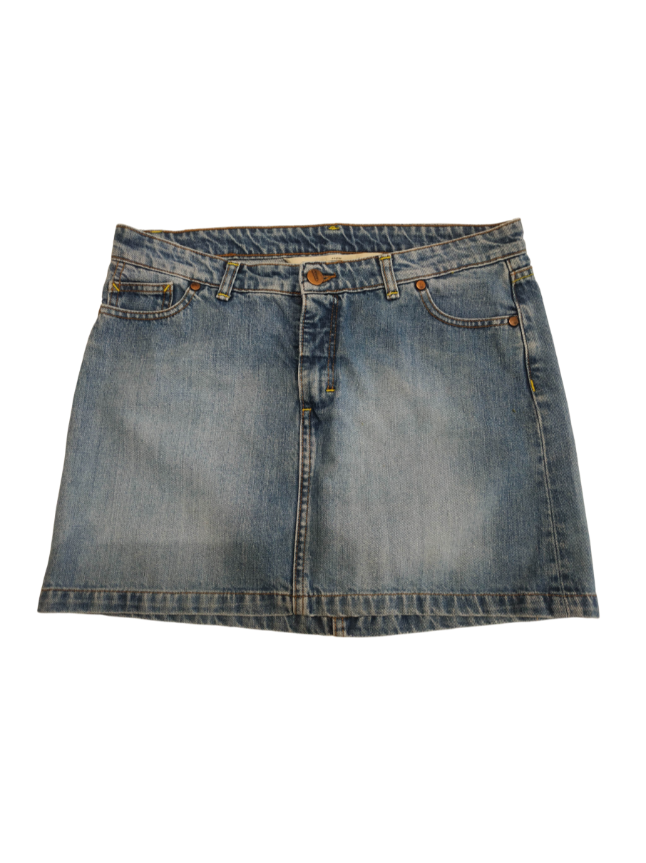Mini jupe en jean clair - Fanny