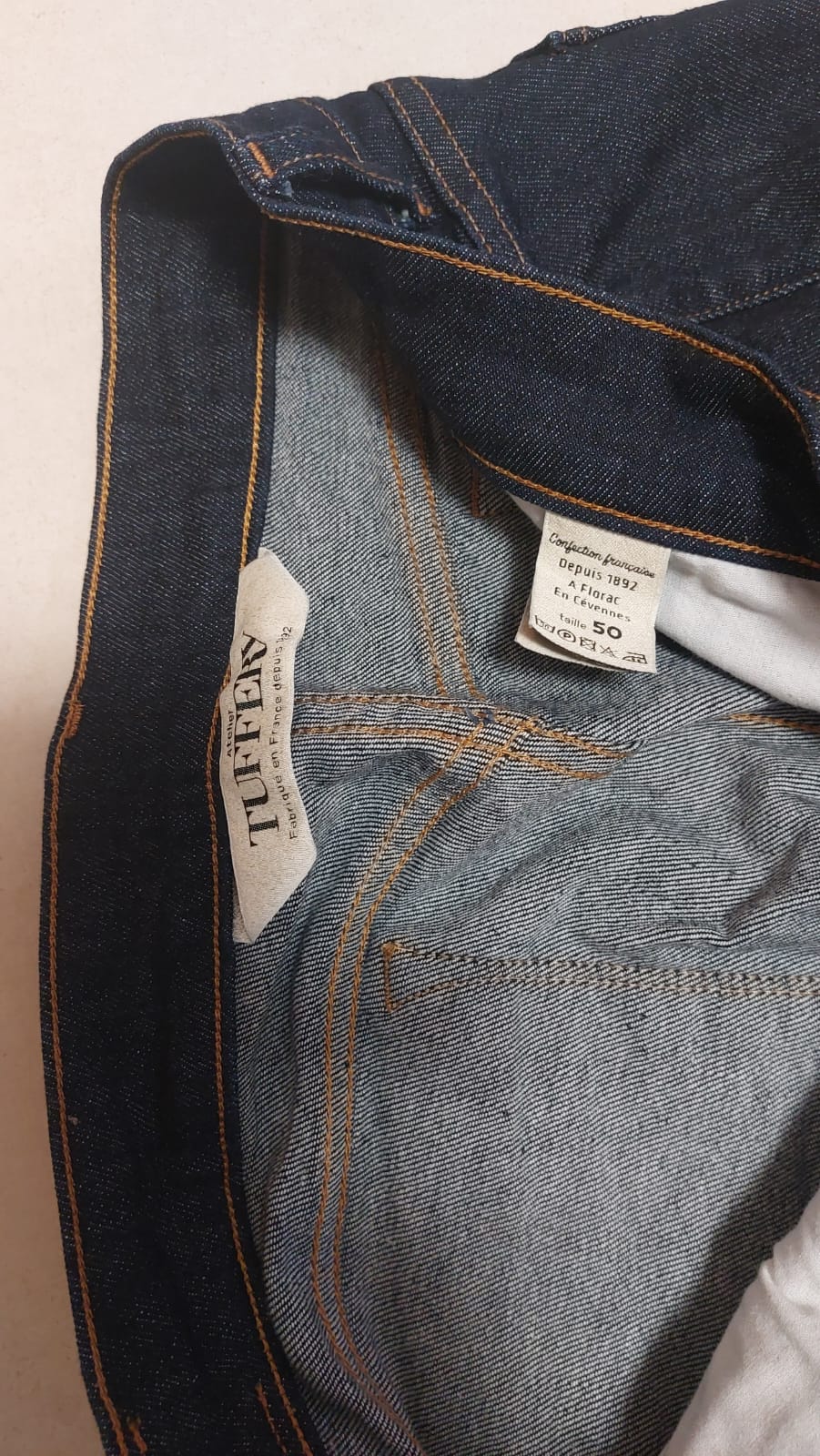 Jean droit ajusté Brut - Augusta