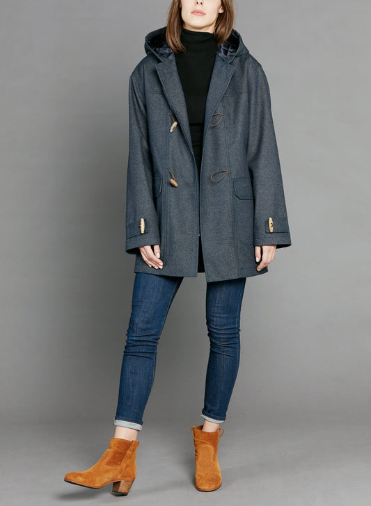 Manteau en jean Laine Française - Aigoual