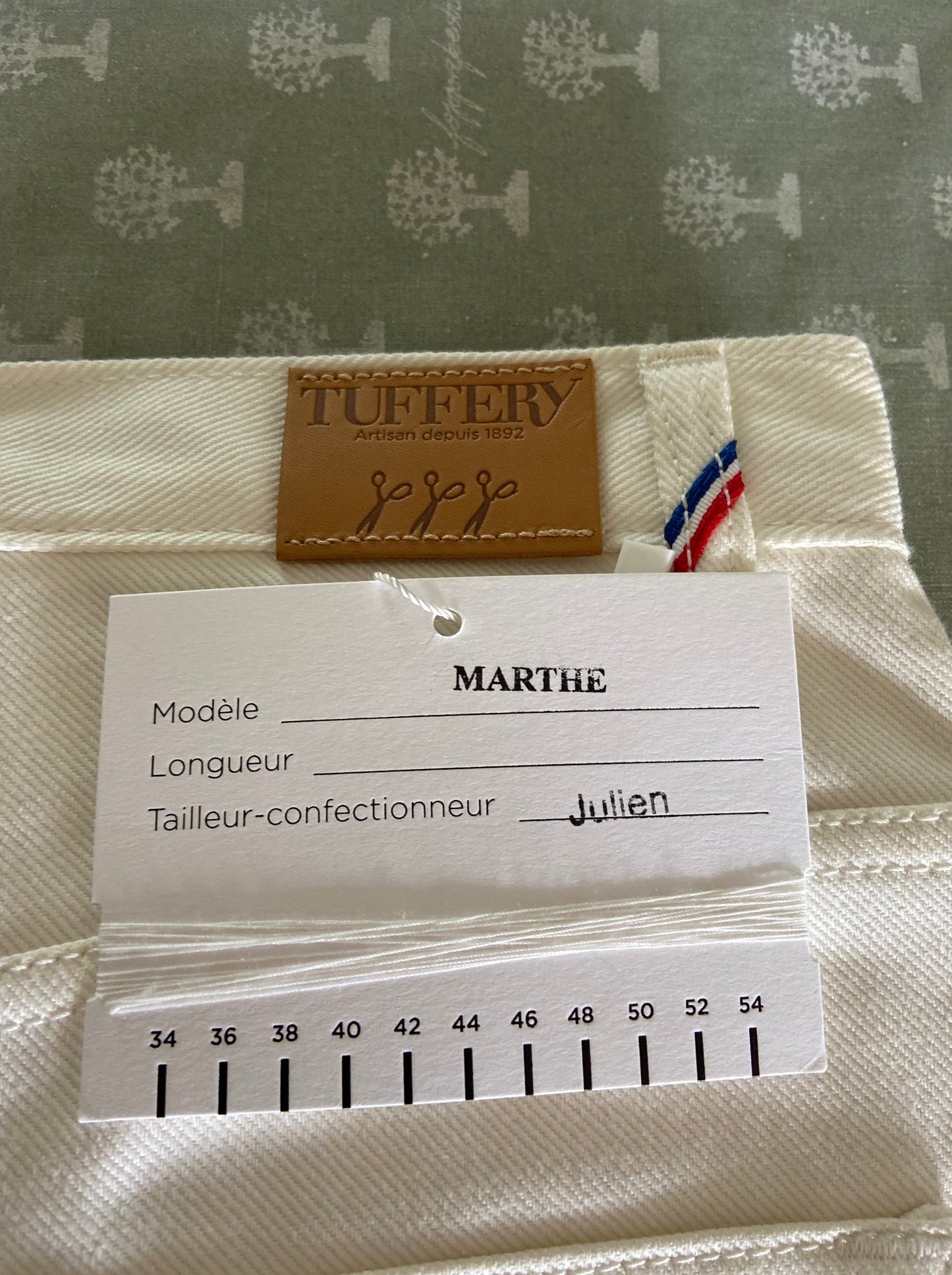 Jean mom taille haute blanc - Marthe