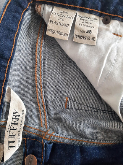 Jean slim taille haute Coton Bio - Marianne
