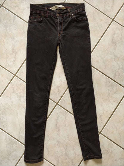 Jean slim taille standard Noir - Mathilde