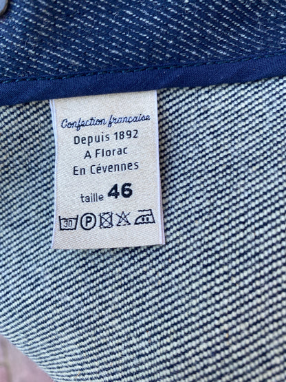 Veste en jean Laine Française - Méjean