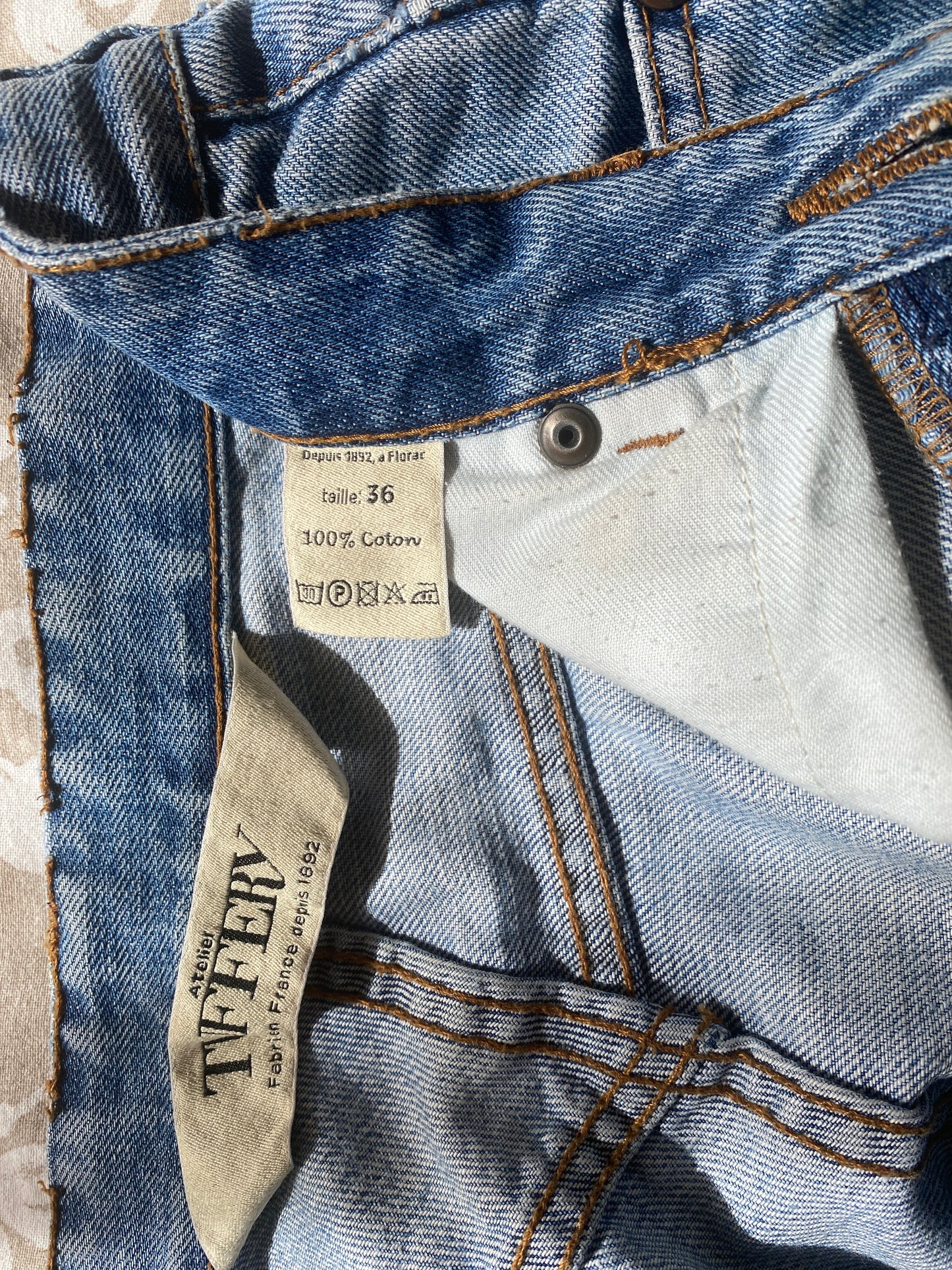 Jean mom taille haute Clair - Marthe
