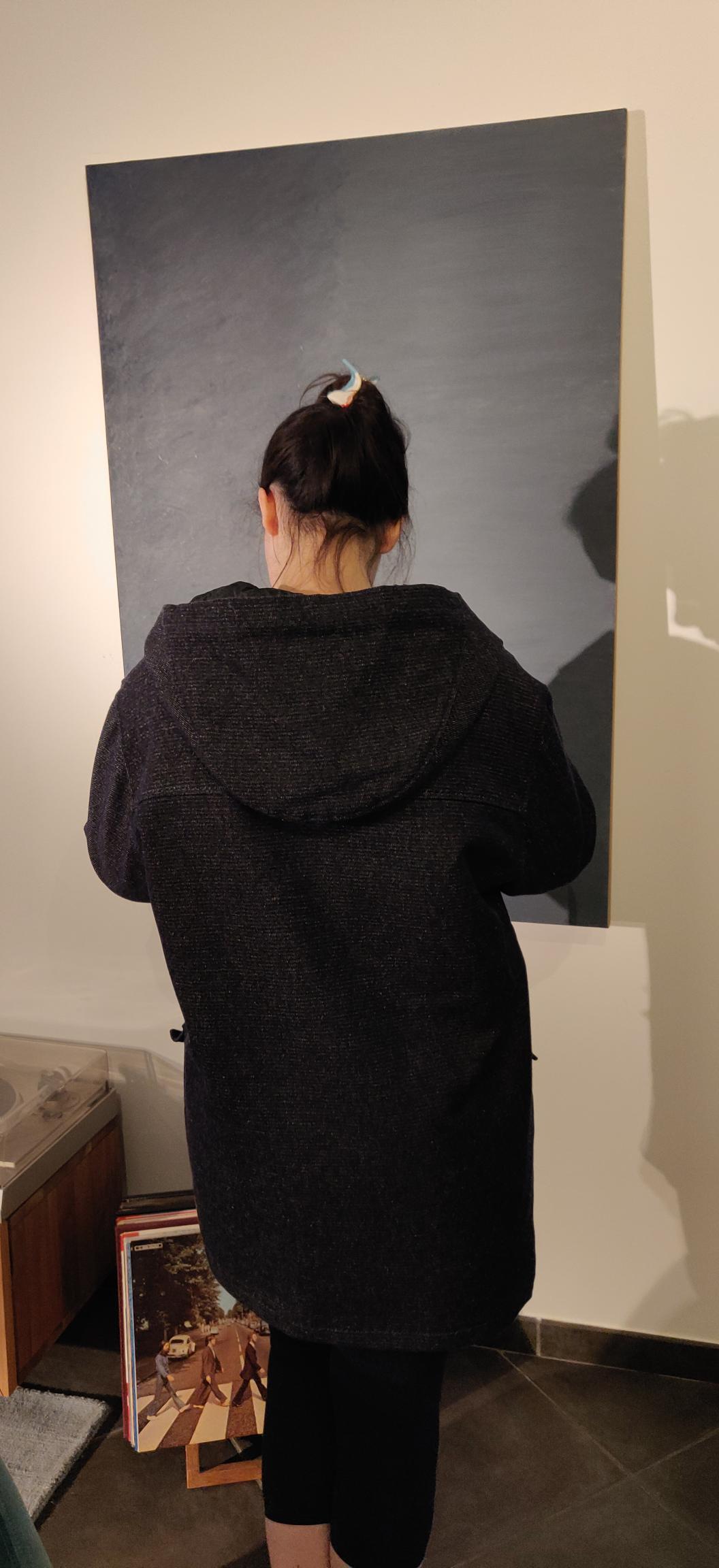 Manteau en jean Laine Française - Aigoual