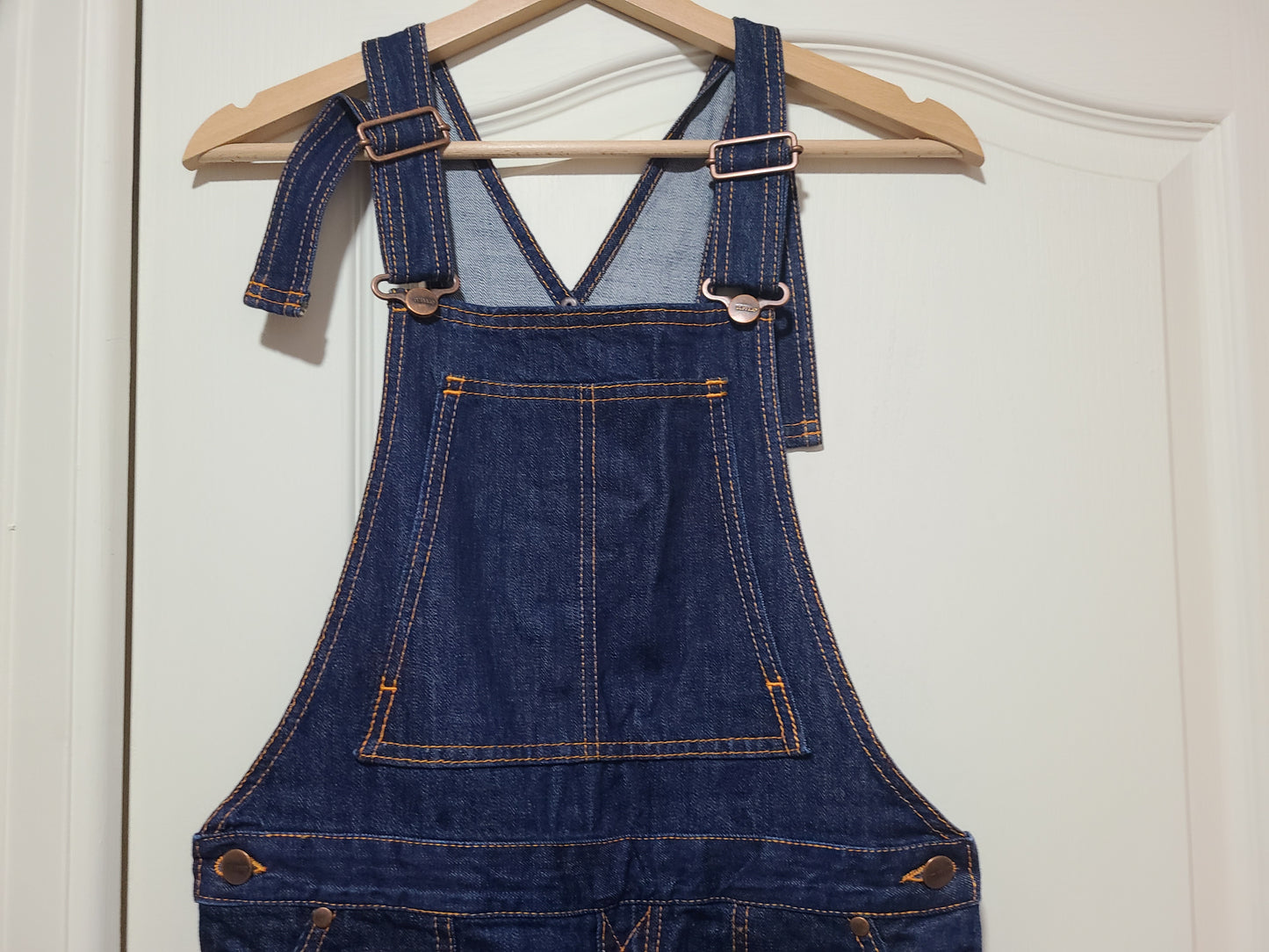 Salopette jean bio indigo naturel - André