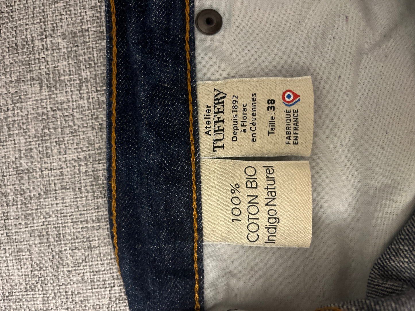 Jean mom taille haute Coton Bio - Marthe