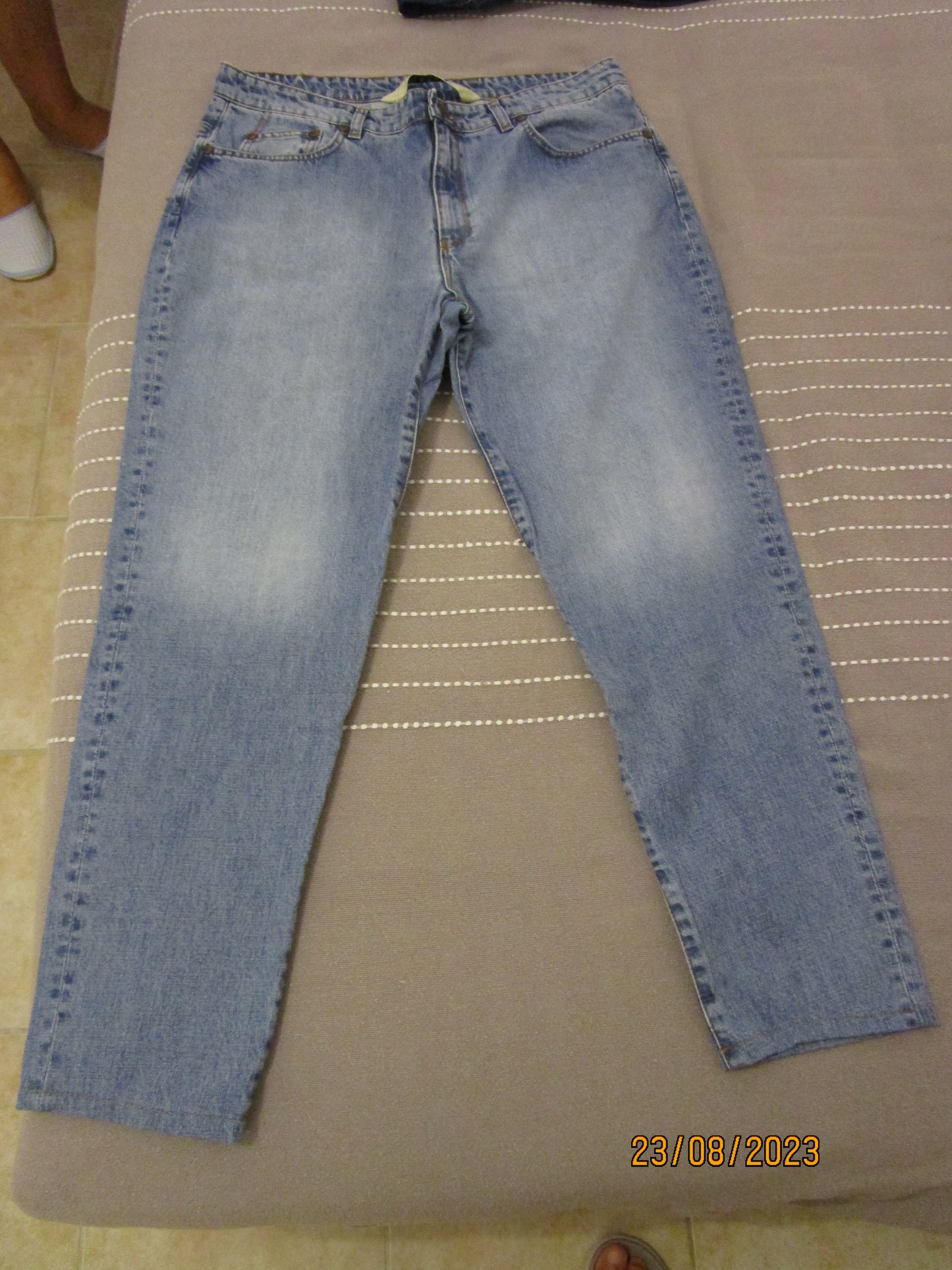 Jean mom taille haute Clair - Marthe