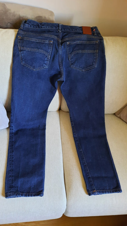 Jean homme droit taille haute Stonewashed - Célestin