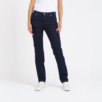 Jean femme ajusté taille standard Bleu Bio – Augusta