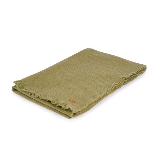 Étole en laine locale  Vert Kaki