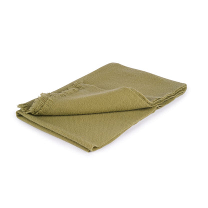 Étole en laine locale  Vert Kaki