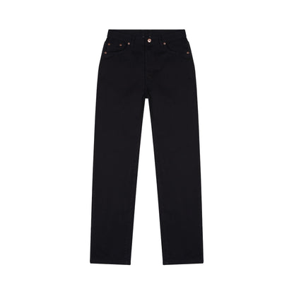 Jean femme droit taille haute Noir - Apolline