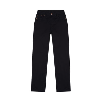 Jean femme droit taille haute Noir - Apolline