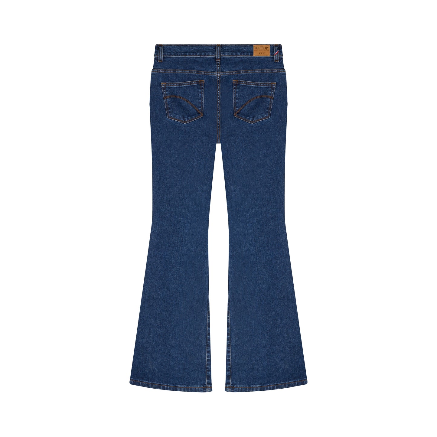 Jean femme flare taille semi-haute Stonewashed - Margot