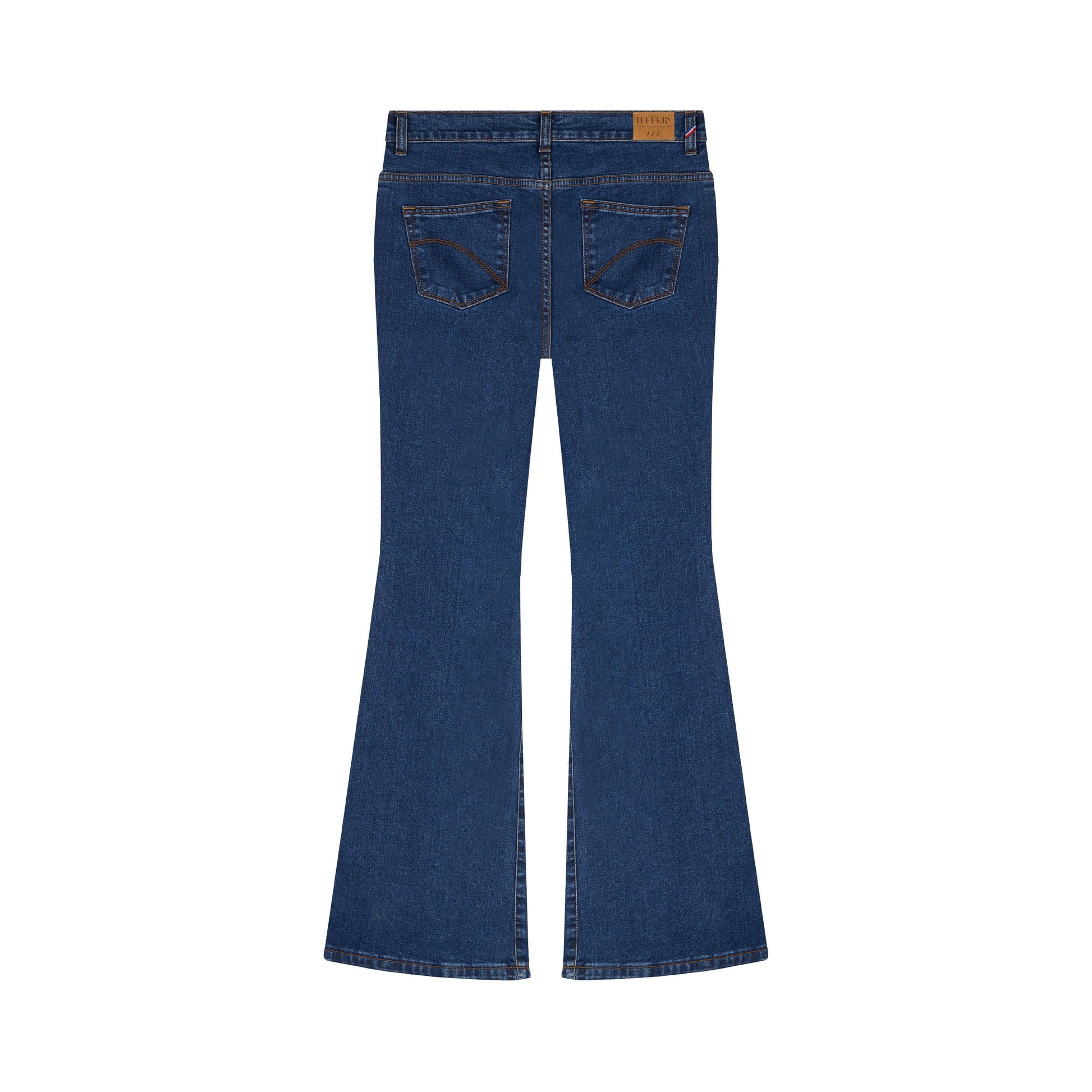 Jean femme flare taille semi-haute Stonewashed - Margot
