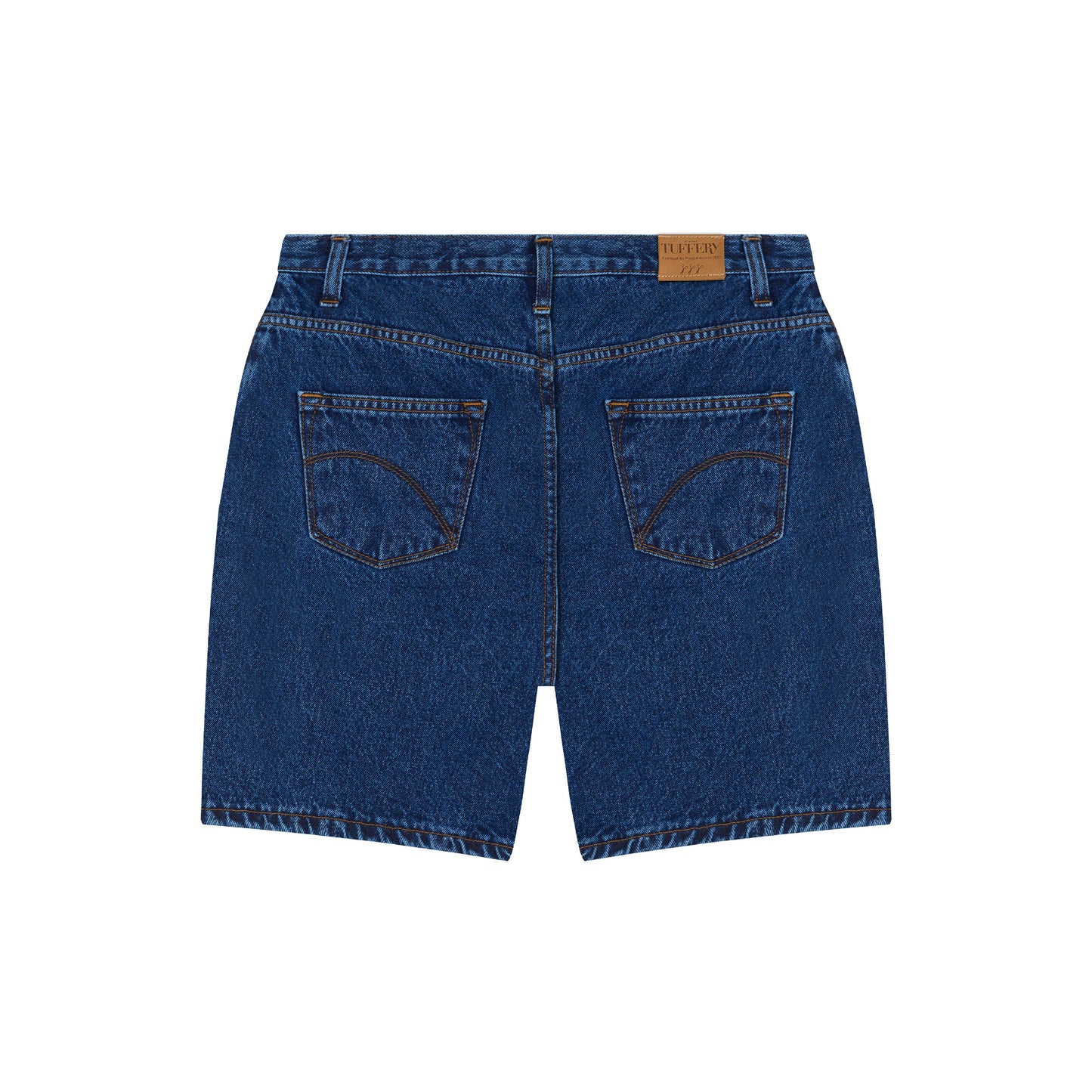 Short femme taille haute en jean Stonewashed - Aimé