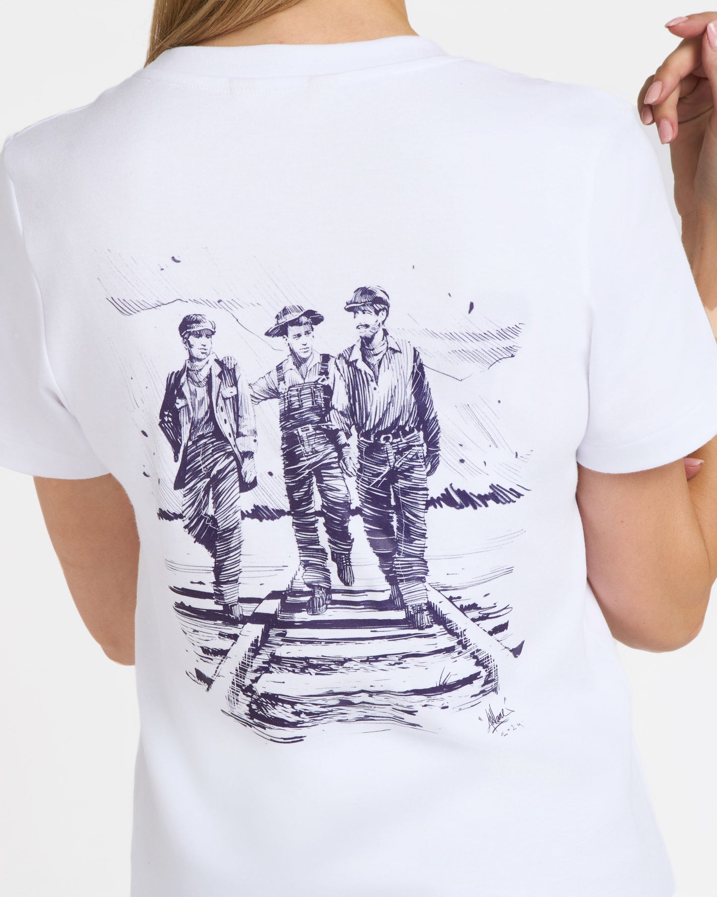 T-shirt Femme Blanc - Héritage de Célestin