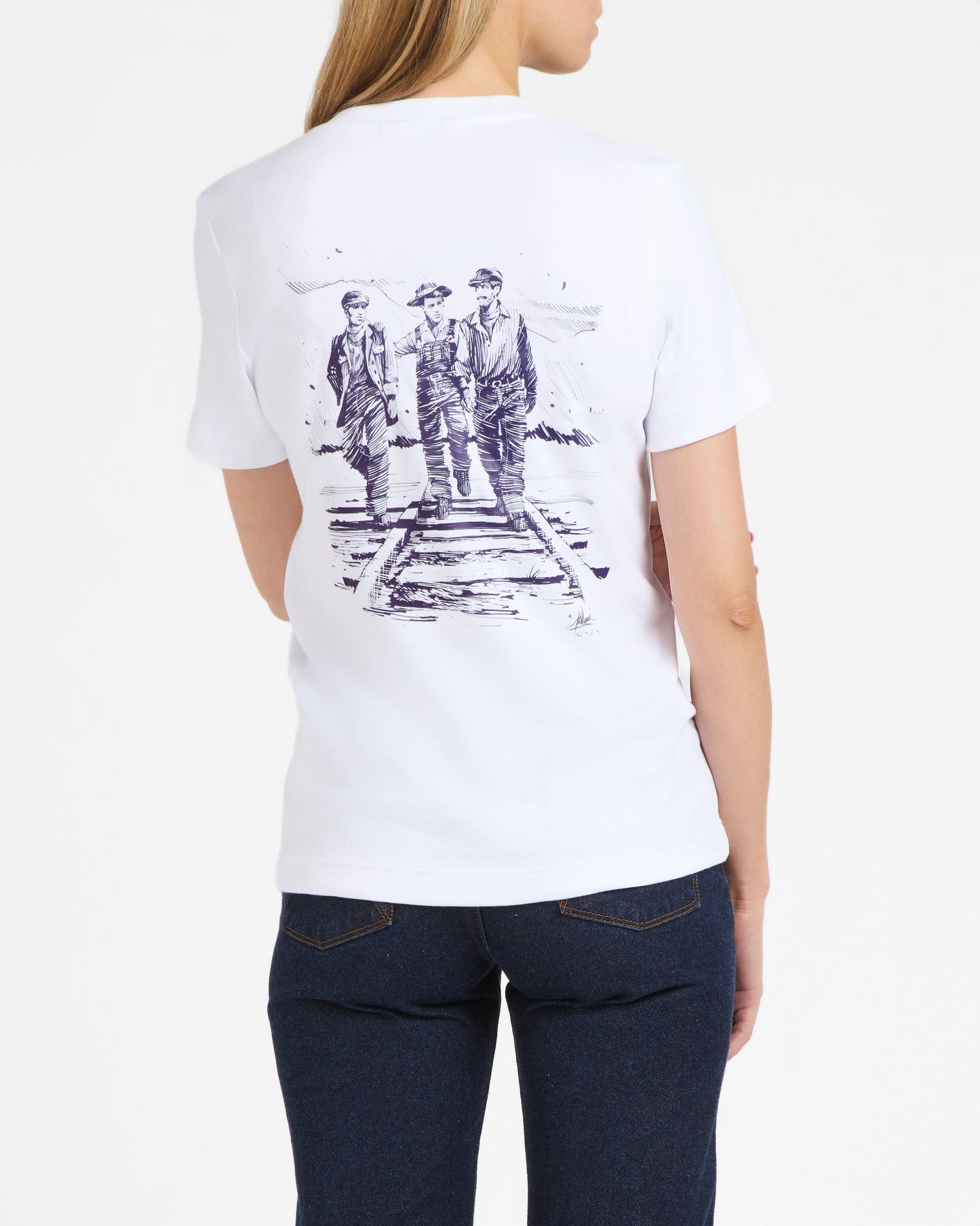T-shirt Femme Blanc - Héritage de Célestin