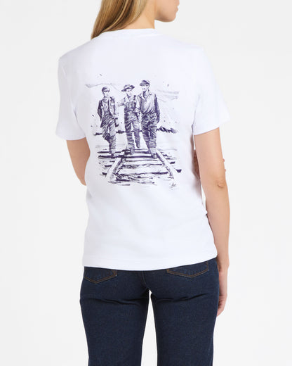 T-shirt Femme Blanc - Héritage de Célestin
