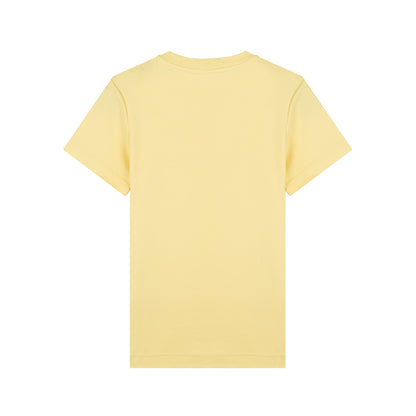 T-shirt femme 100% Coton Bio Jaune Clair