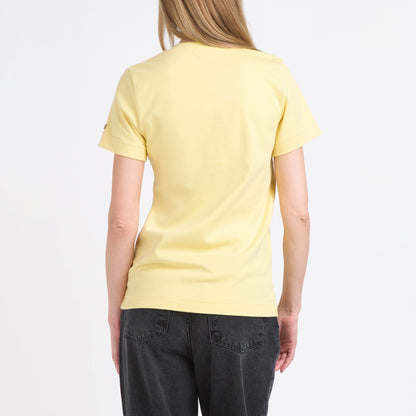 T-shirt femme 100% Coton Bio Jaune Clair