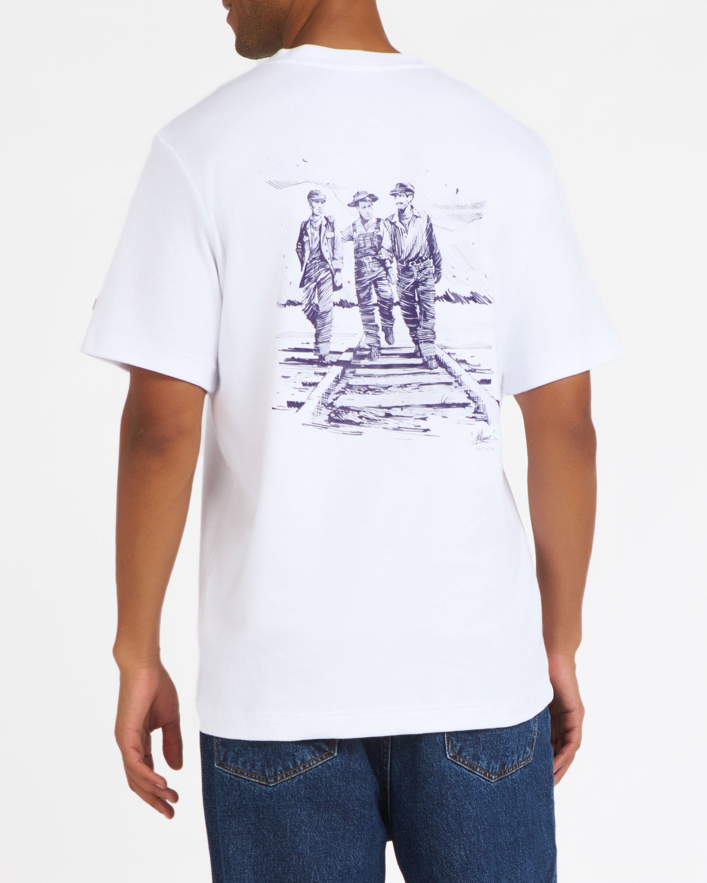 T-shirt Homme Blanc - Héritage de Célestin