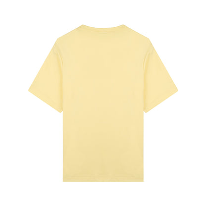 T-shirt homme 100% Coton Bio Jaune Clair
