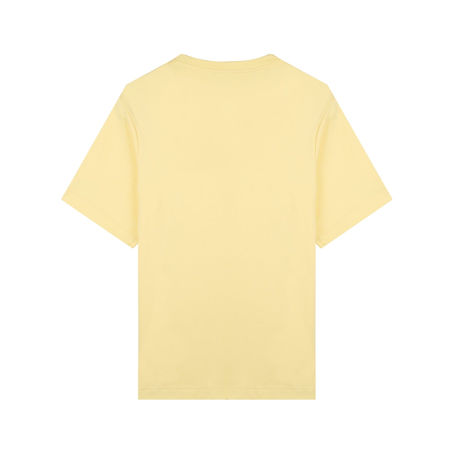 T-shirt homme 100% Coton Bio Jaune Clair