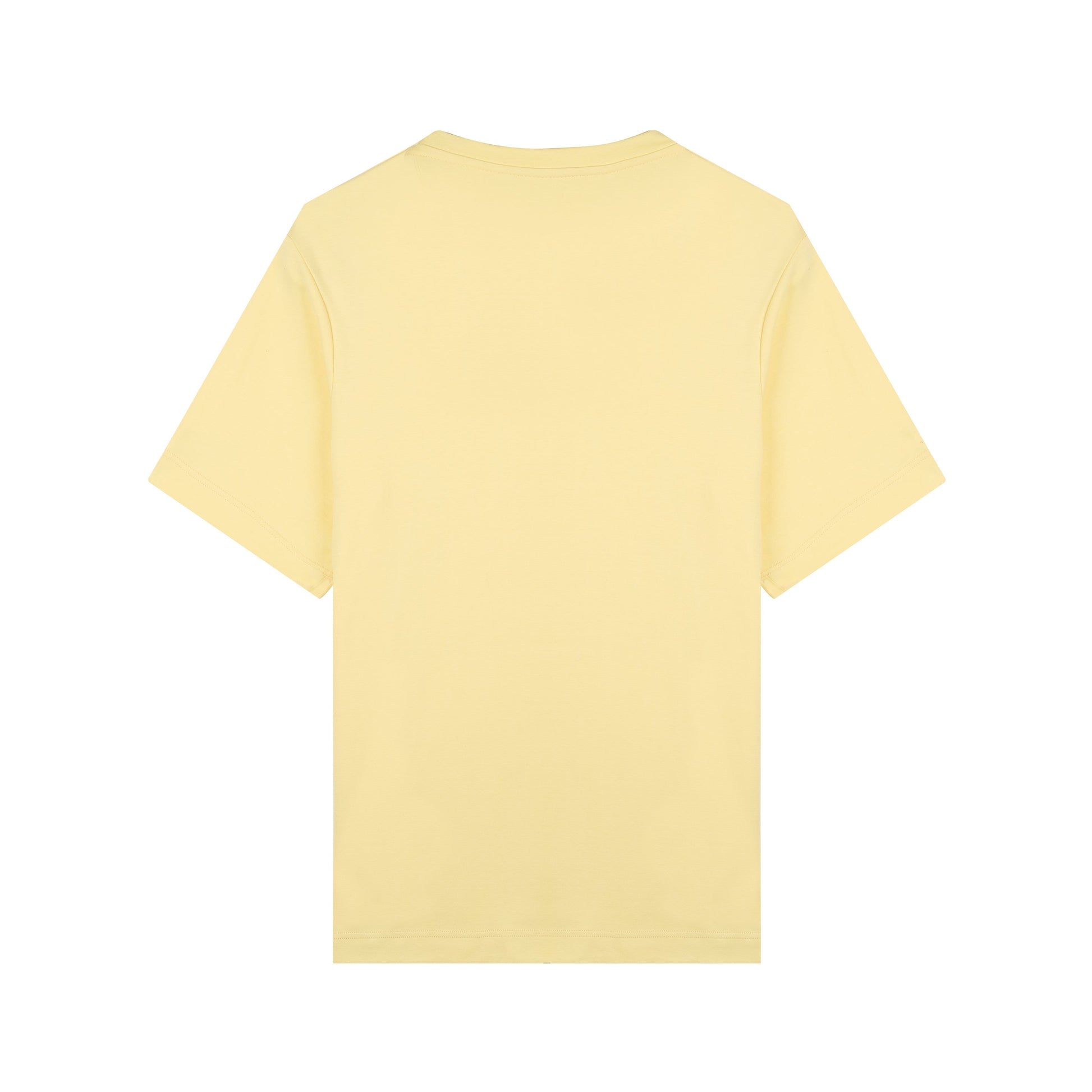 T-shirt homme 100% Coton Bio Jaune Clair