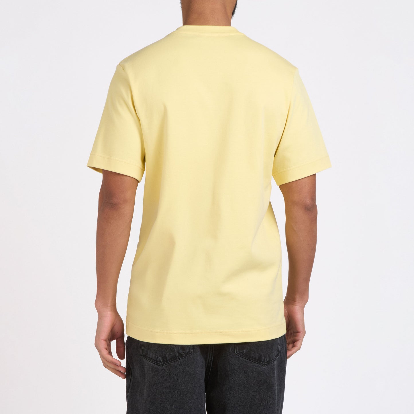 T-shirt homme 100% Coton Bio Jaune Clair