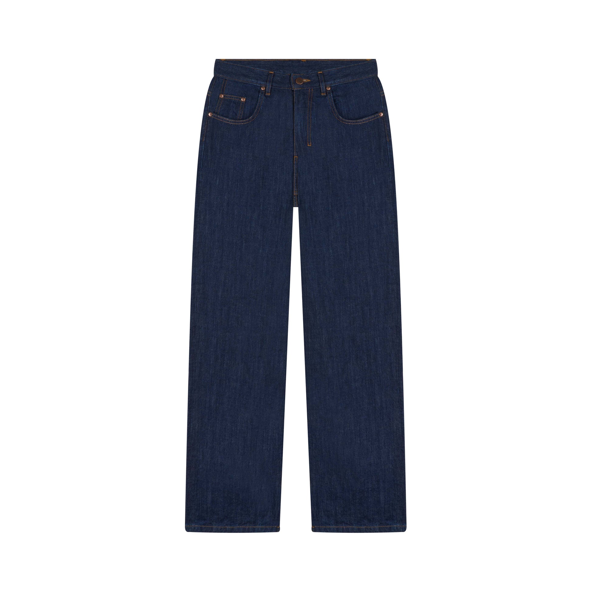 Jean femme large taille haute brut - Désiré