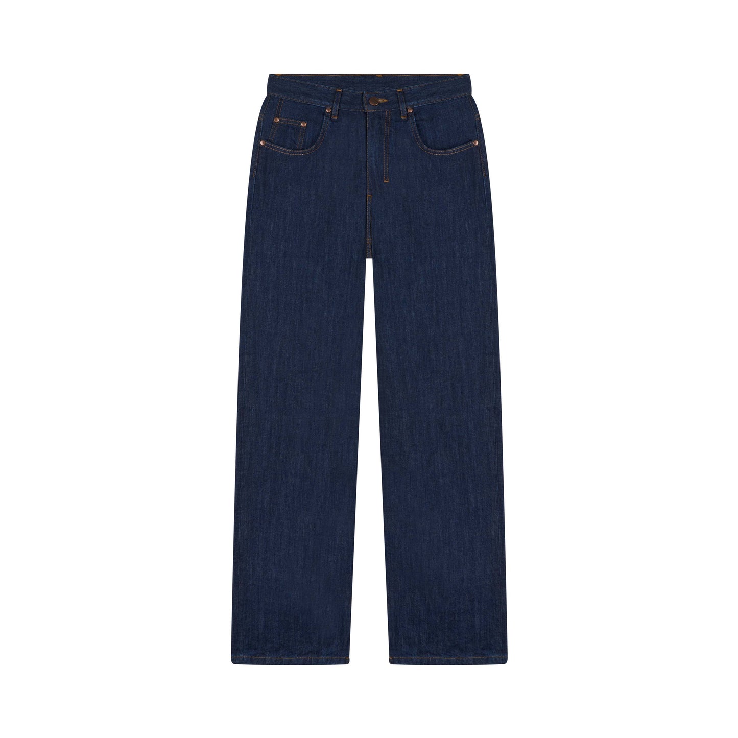 Jean femme large taille haute brut - Désiré