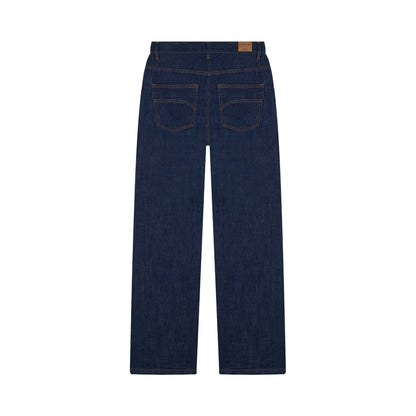 Jean femme large taille haute brut - Désiré