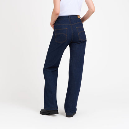 Jean femme large taille haute brut - Désiré