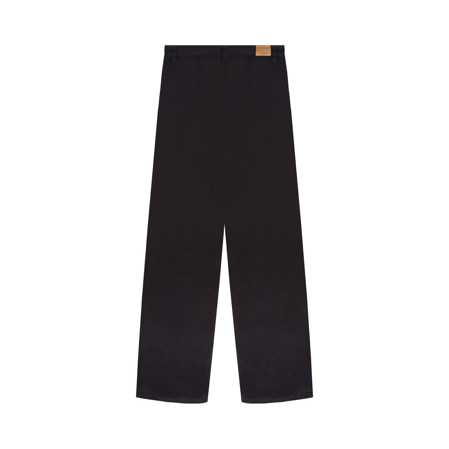 Pantalon femme large taille haute en soie - Gabi