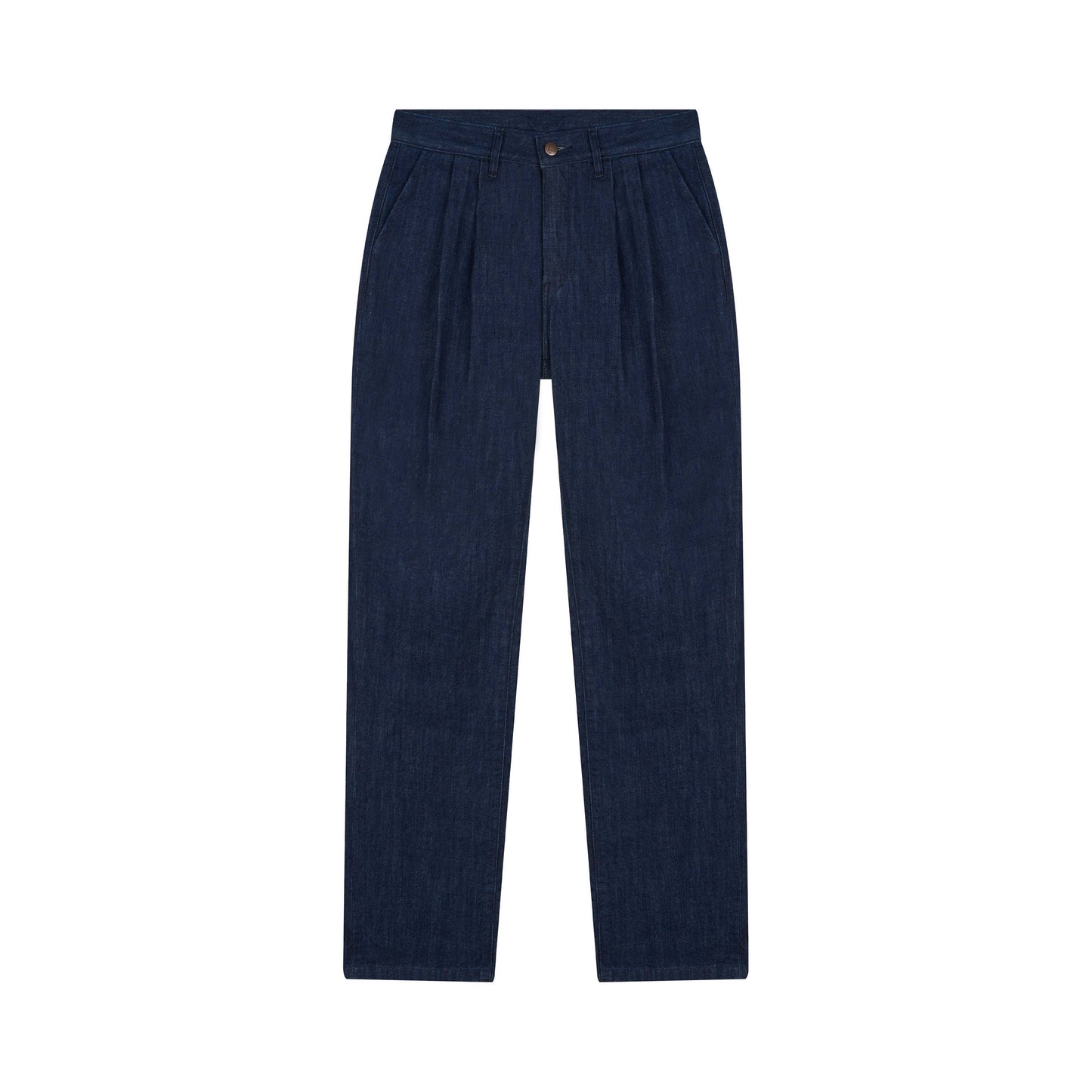 Pantalon homme plissé ajusté brut - Achille