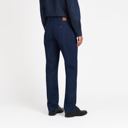 Pantalon homme plissé ajusté brut - Achille